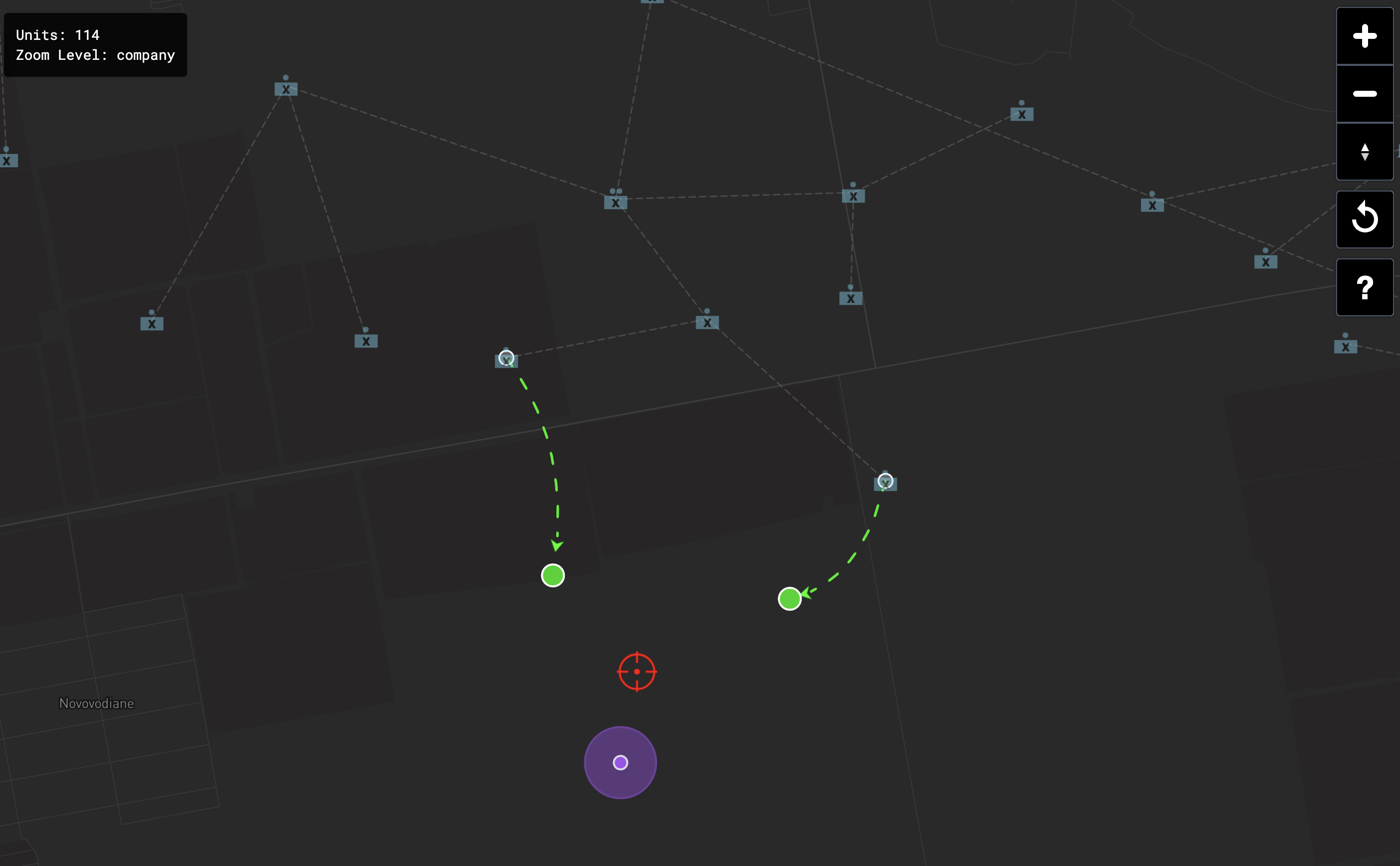 PERSES platform — network coordination view